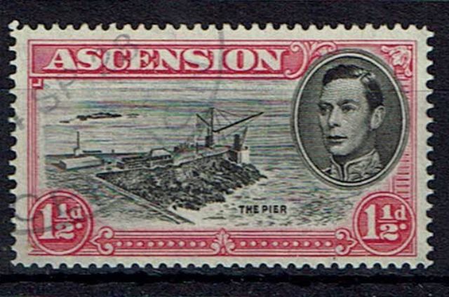 Image of Ascension SG 40db FU British Commonwealth Stamp